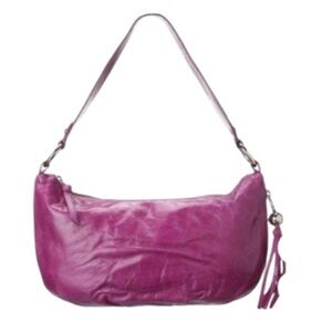 Hobo Silver Purple Shoulder Bag